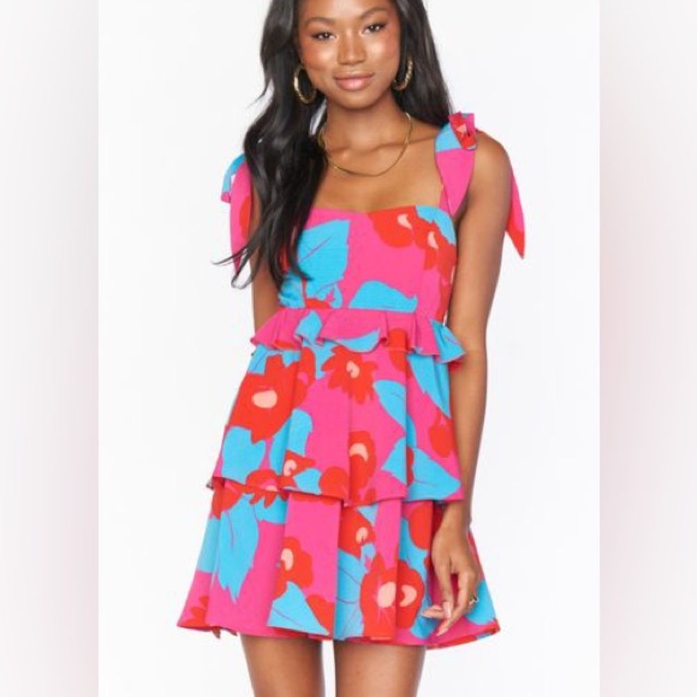 NWOT Show Me Your Mumu March Mini Dress in Bethany Blooms XL